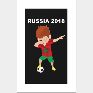 morocco shirt soccer Posters and Art